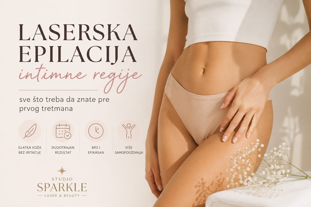 Laserska epilacija intimne regije Beograd - Studio Sparkle Mirijevo